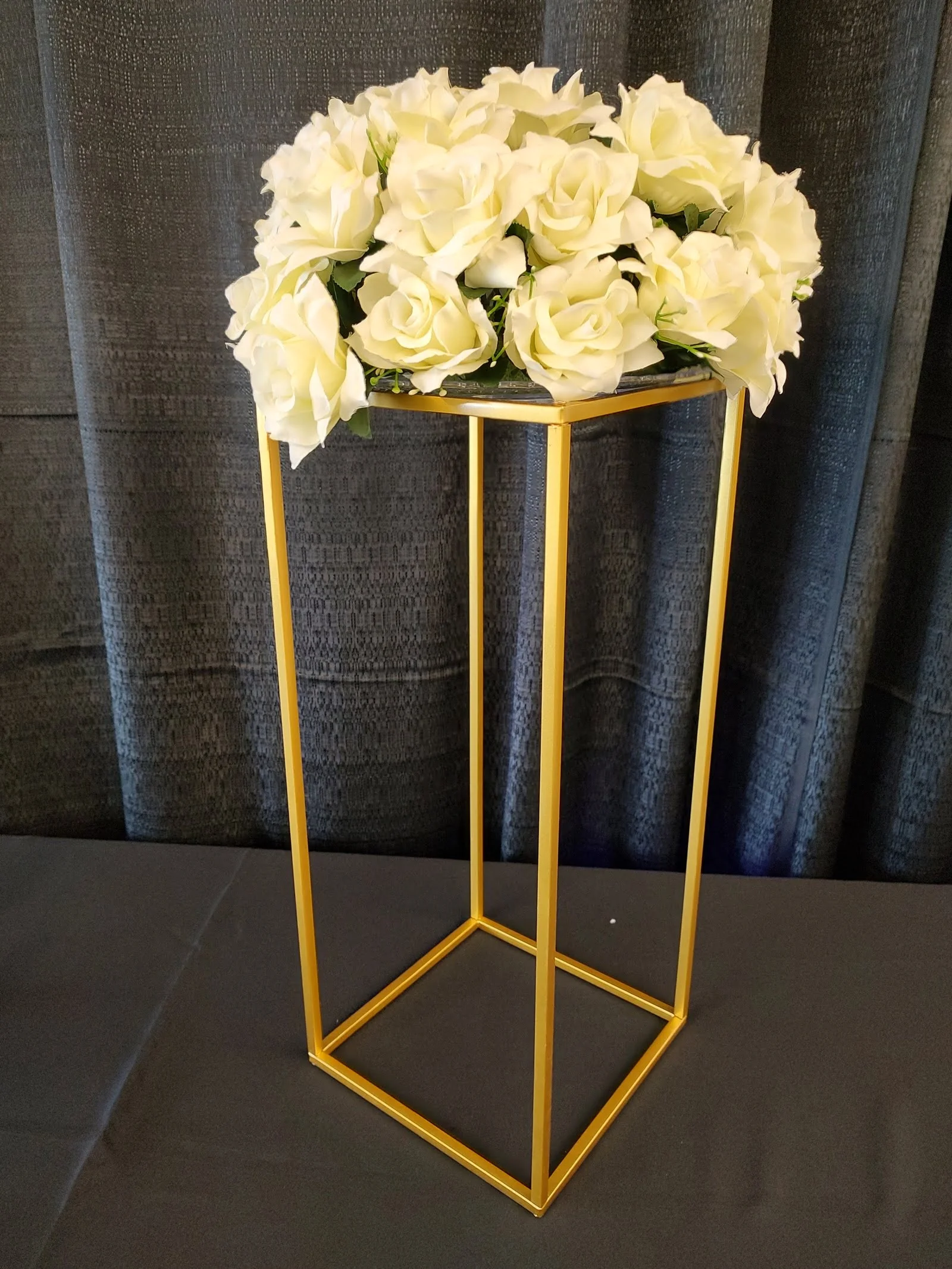 Gold Flower Stands $12.00