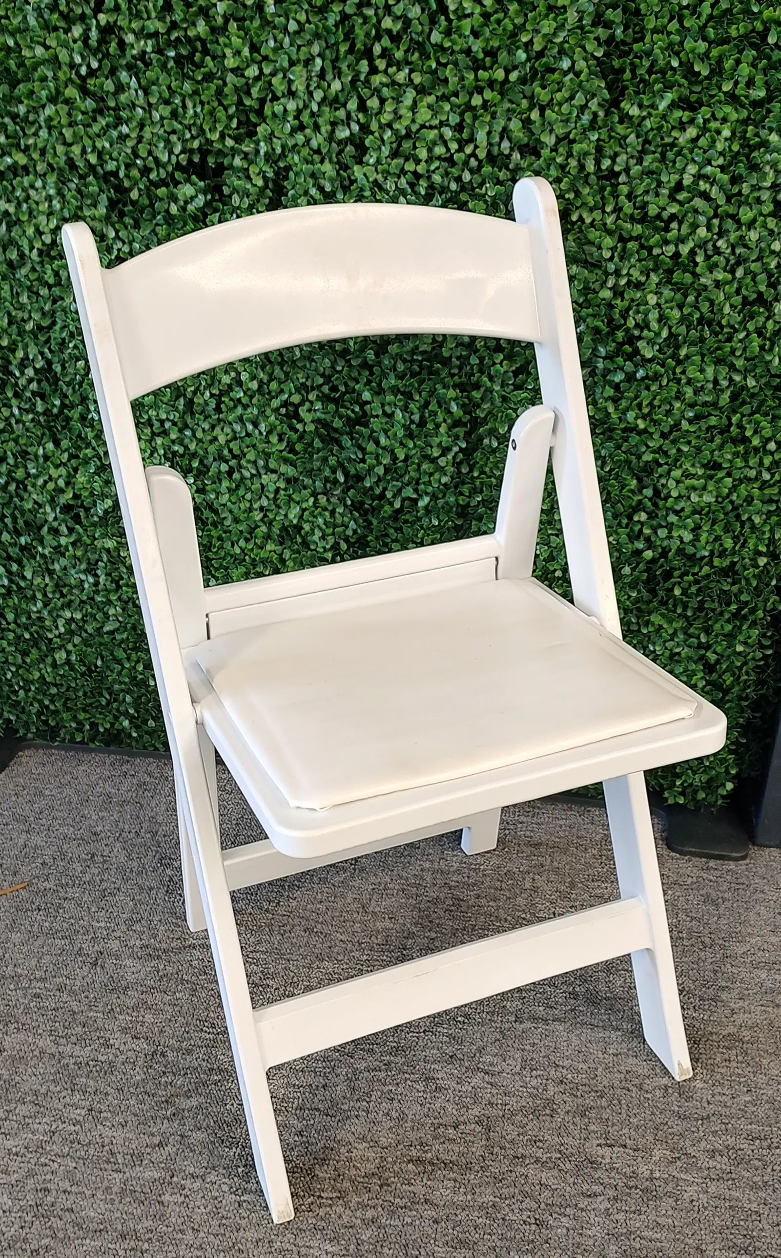 White Resin Chair $3.95