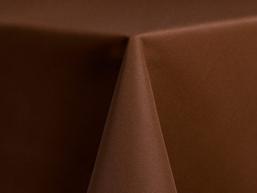 Close-up of a brown fabric draped over a surface.
