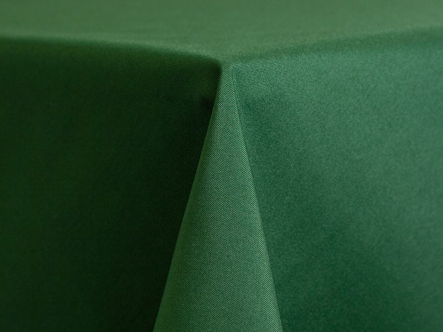 Close-up of a green fabric corner.
