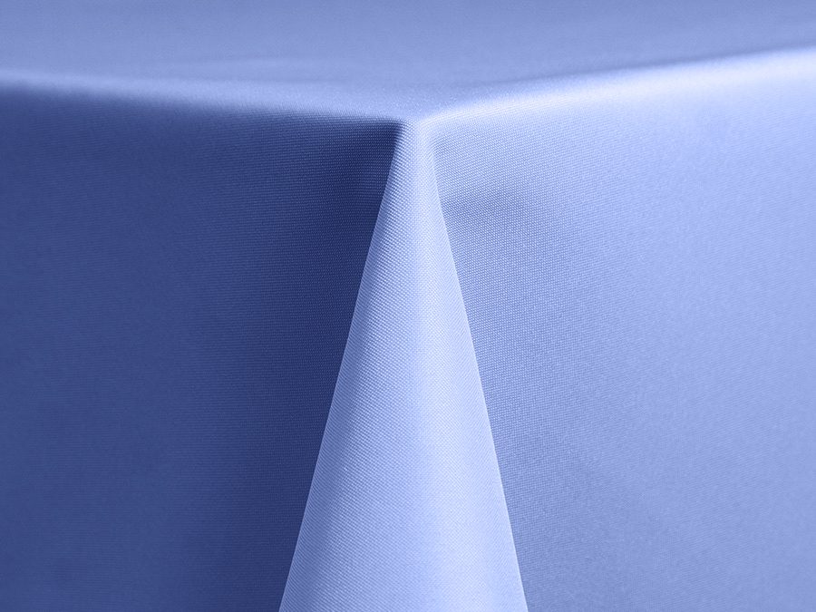 Smooth blue fabric draped over a surface.