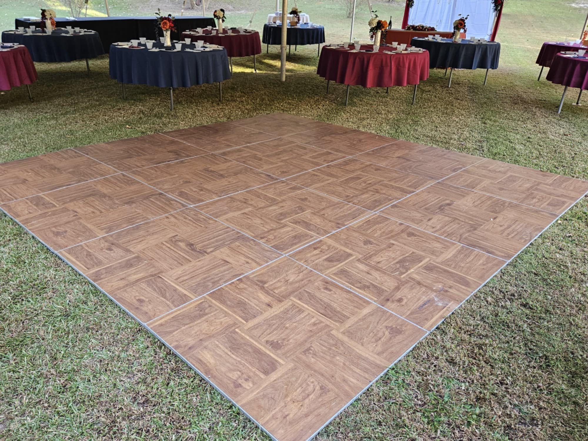 Wood Grain Dance Floor 3ftx3ft Sections